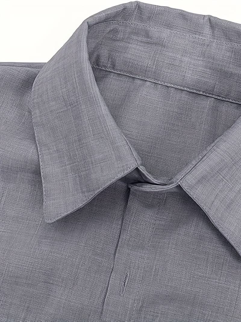 WW | Men's Classic Casual Button-Down Short Sleeve Shirt