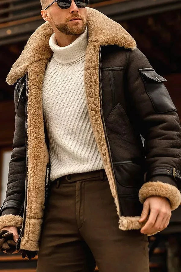 WW | Casual Thick Fur Jacket for Men