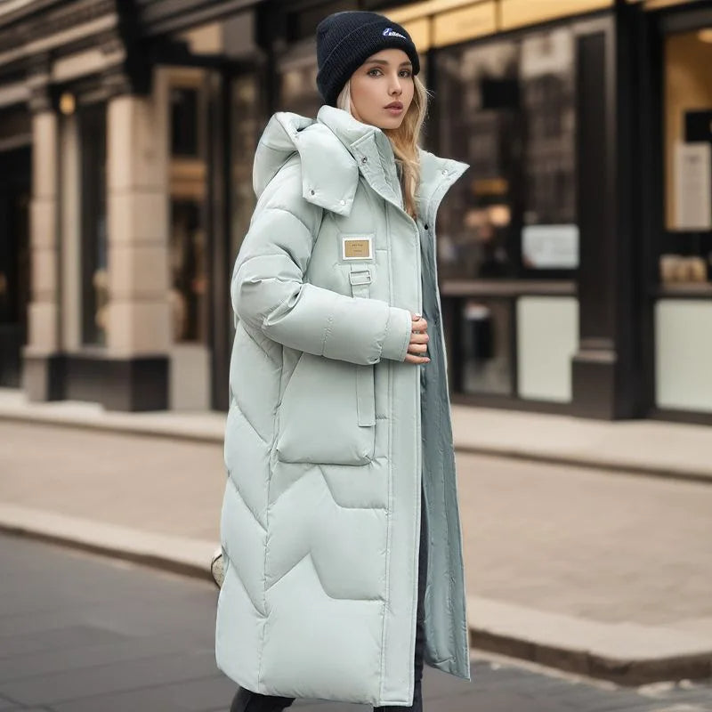 WW | Women's Maxi Long Lined Hooded Jacket