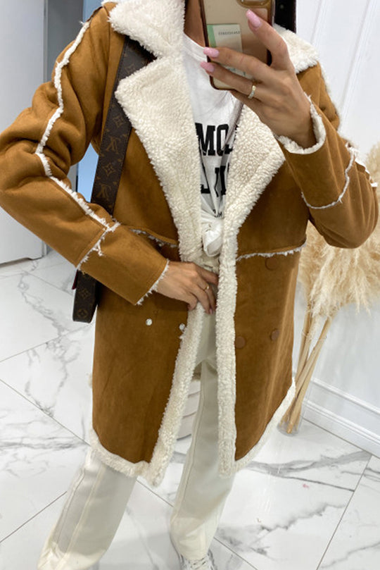 WW | Lammwolle Patchwork Freizeitjacke