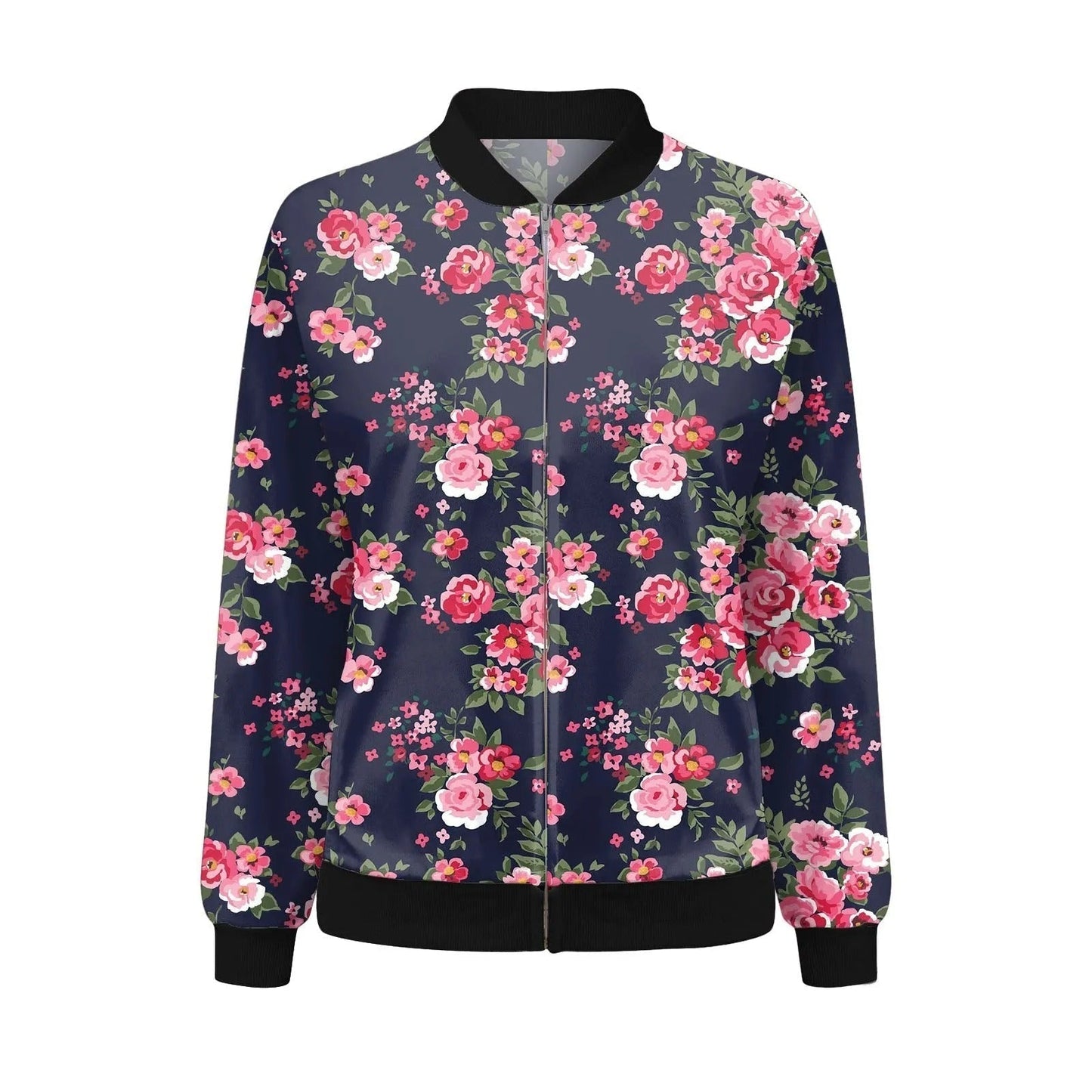 WW | Women's Summer Jacket with Fine Floral Pattern