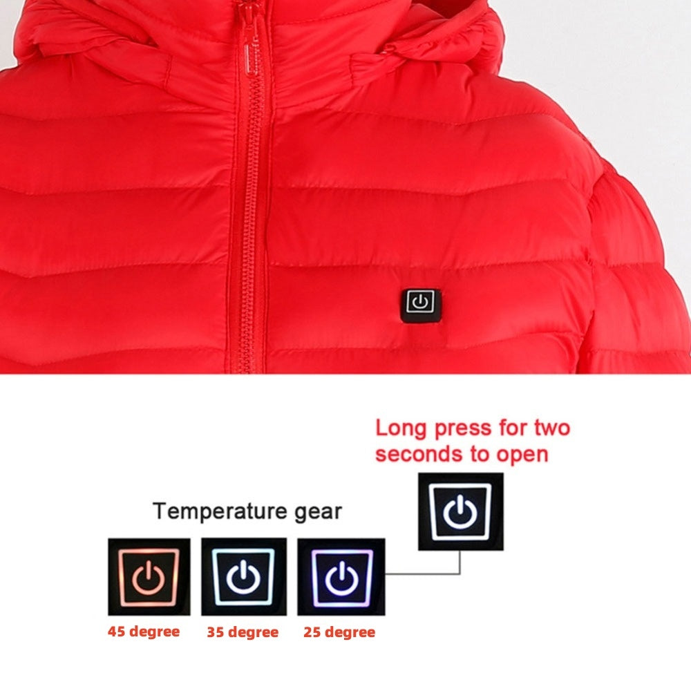 WW | Elegant USB Heated Jacket for Men, Thermal Winter