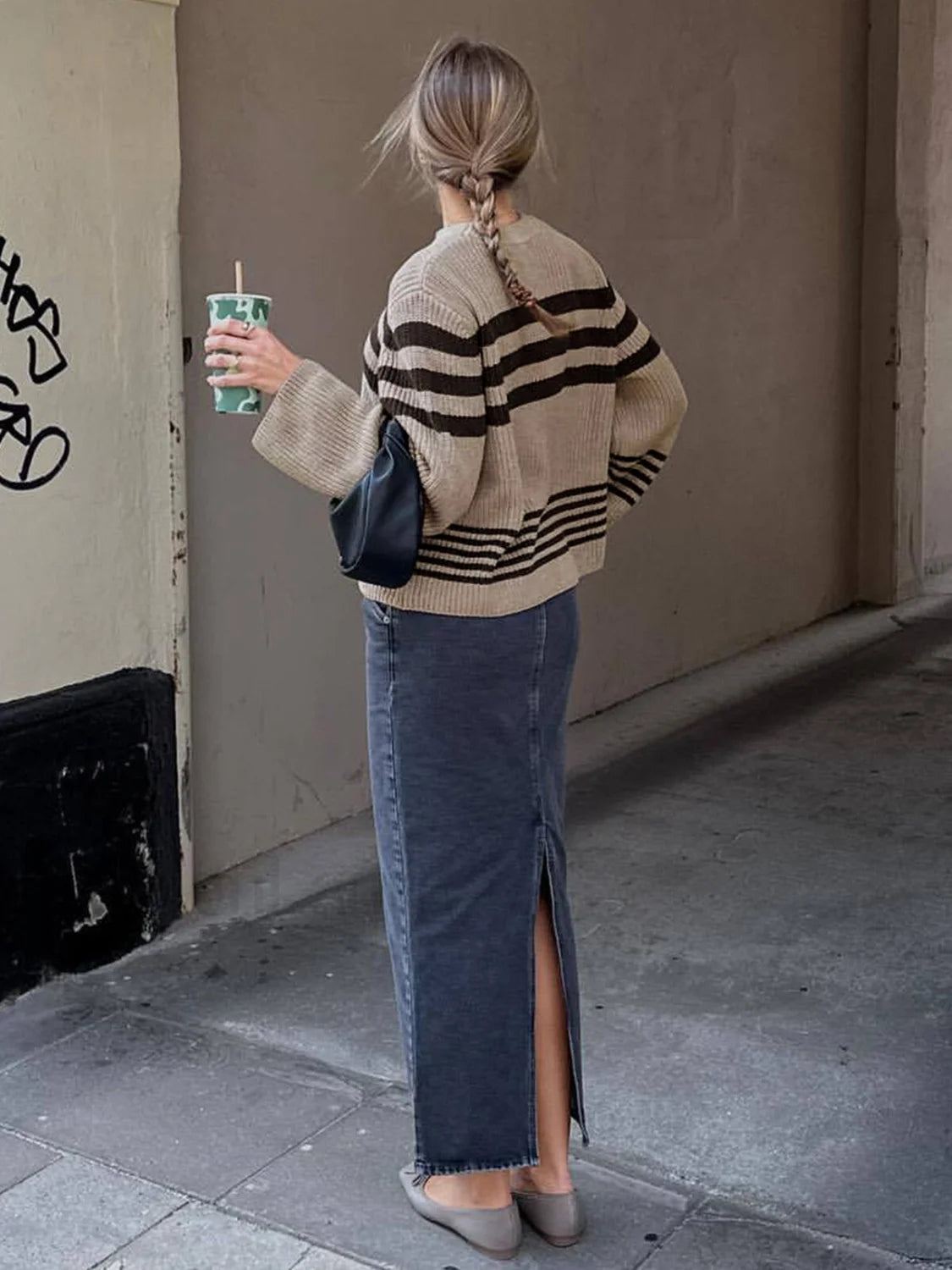 WW | Cozy striped knit sweater for everyday comfort