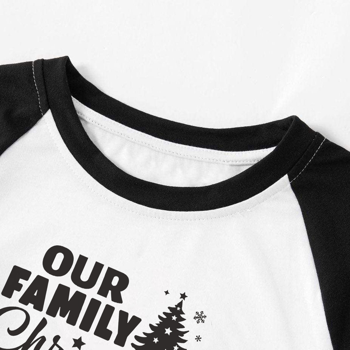 WW | Weihnachtsbaum & "2024 Erinnerungen Gemeinsam Schaffen" Gemusterte Schwarze Ärmel Kontrast Tops und Schwarz- und Grünkariert Hose Familientreffen Schlafanzug Sets Mit Hundebandana