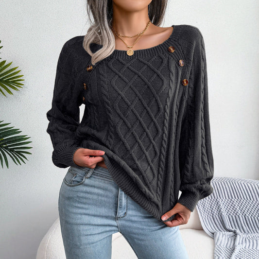 Modia™ - Fashionable Pullover with Square Neckline