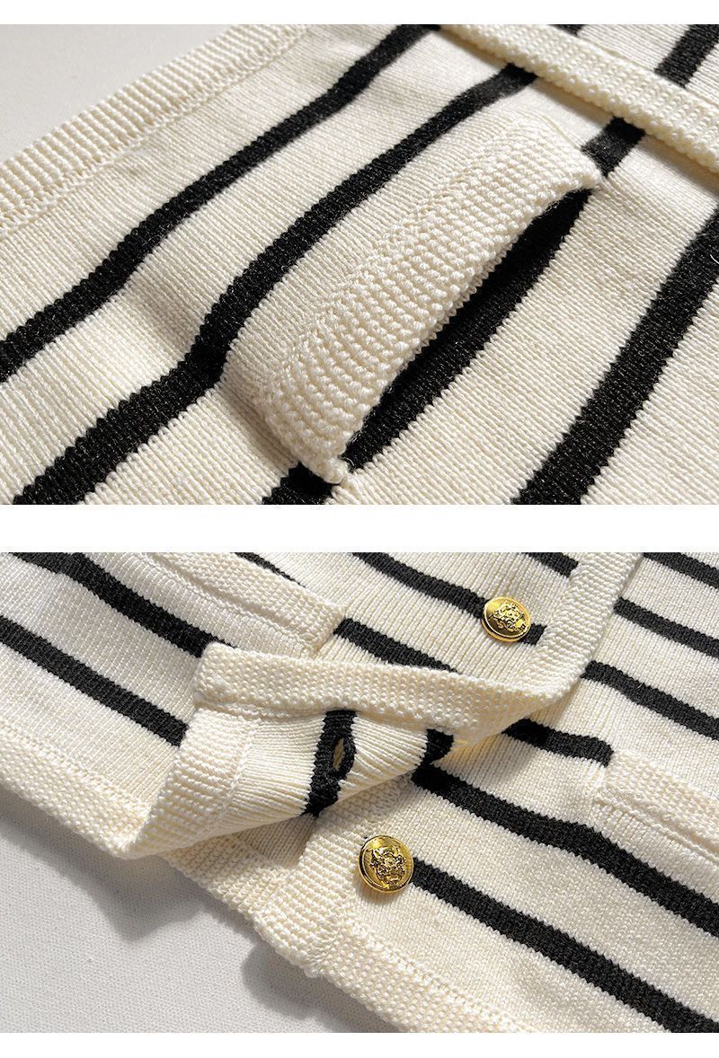 WW | Cozy striped knit sweater for autumnal layered looks