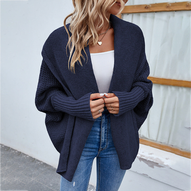 WW | Wide-cut knitted cardigan, autumn-winter fashion trend