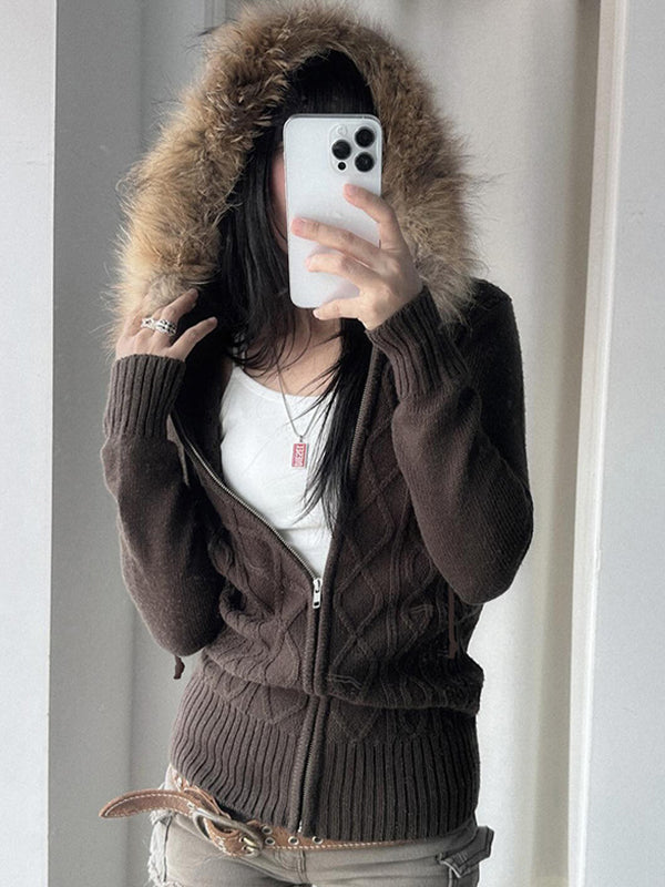 WW | Farbe Vintage Twist und Fellnahtjacke