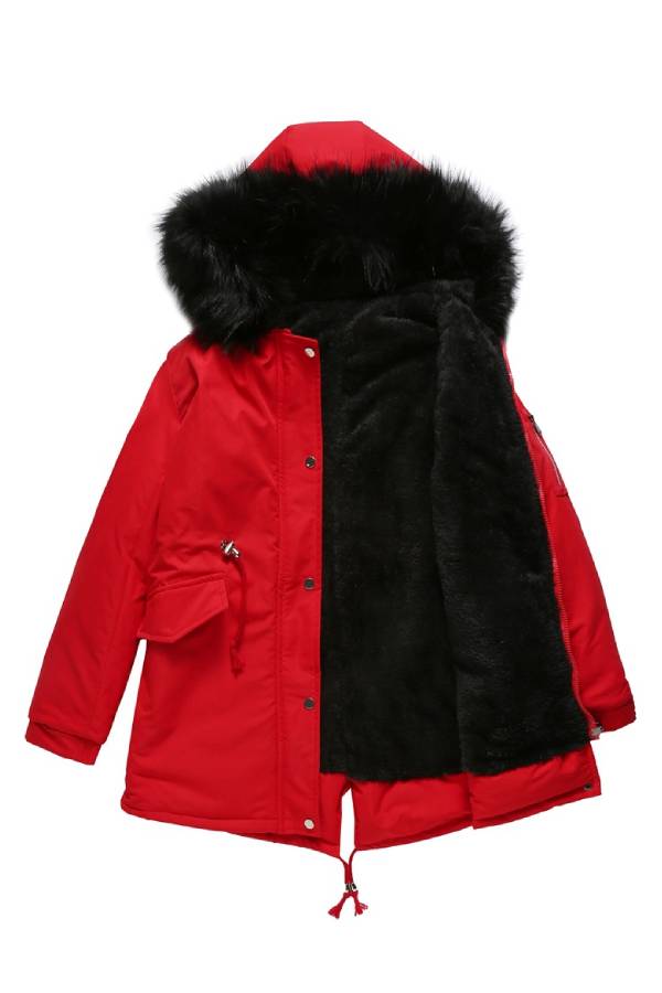 WW | Winter warmer Fleece Coat with Quilted Cotton Jacket
