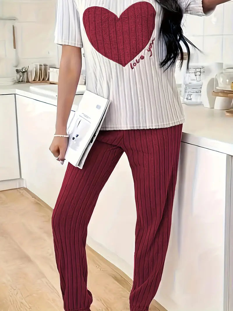 WW | Gerippte Loungewear-Set