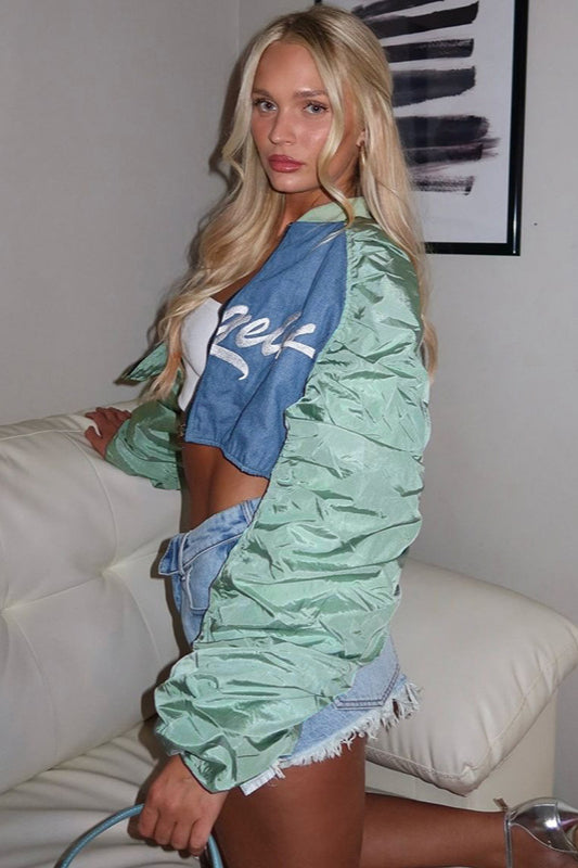 WW | Style Letter Print Jacket
