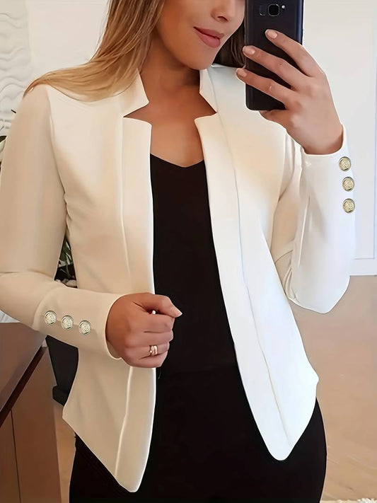 WW | Blazer informell mit Knöpfen und langen Ärmeln