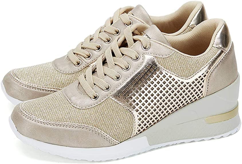 WW | Orthopädische Turnschuhe mit hohem Absatz und Keilabsatz