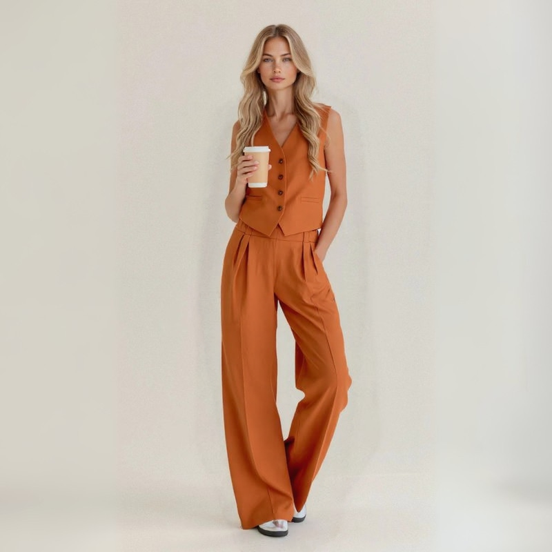 Calista | Relaxed Linen Two-Piece Set