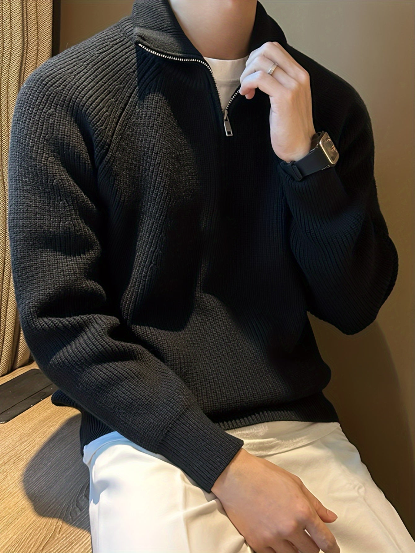 WW | Men's Casual Zip Pullover