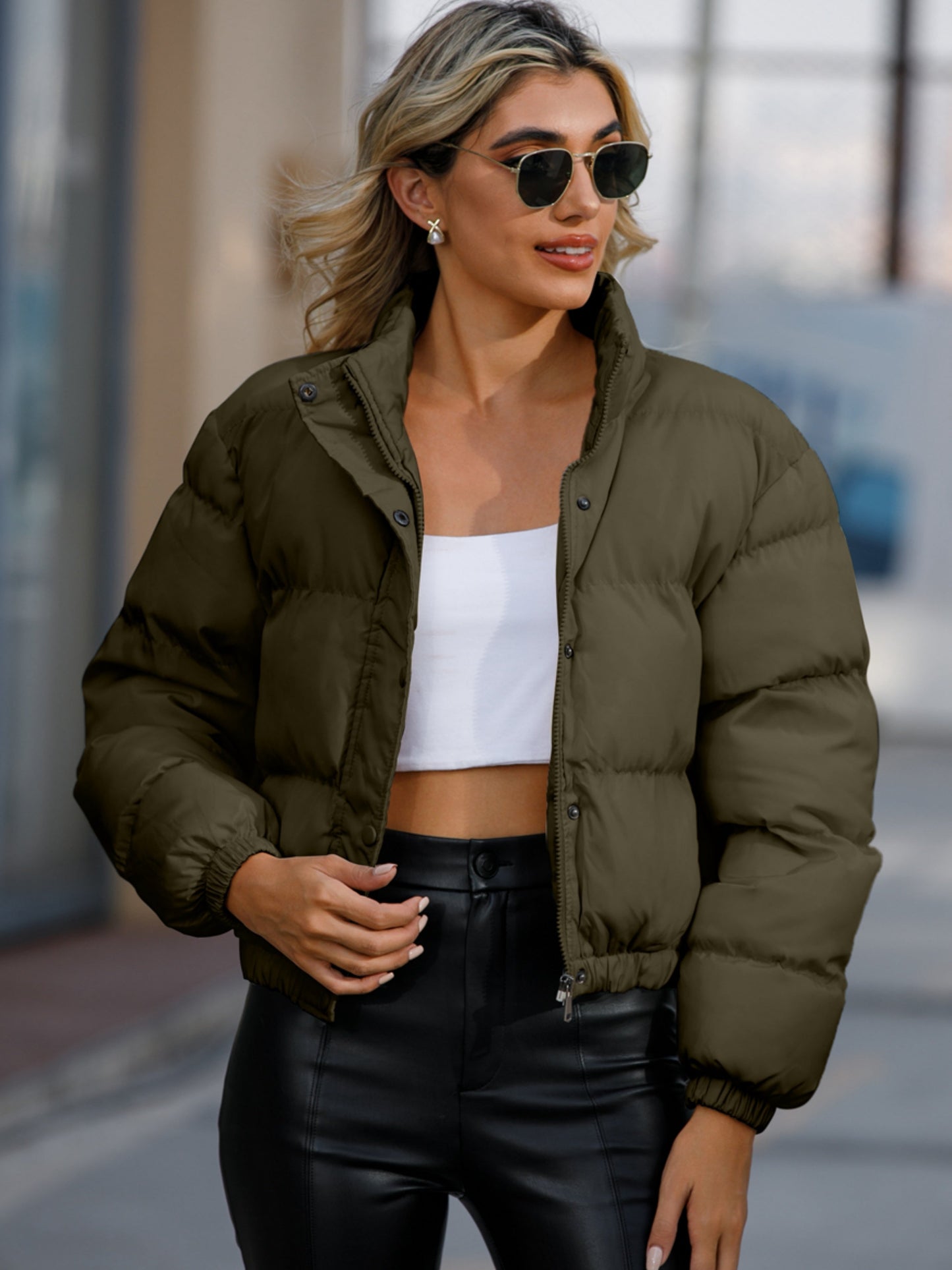 WW | Elegant Short Winter Jacket for Women - Ideal for Autumn/Winter
