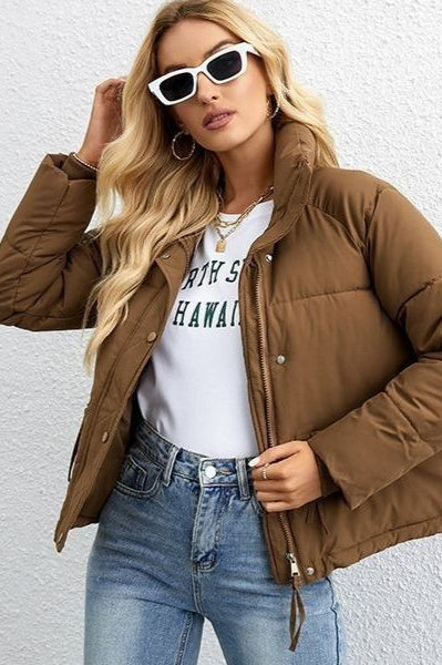 WW | Cropped Puffy Puffer Jacket