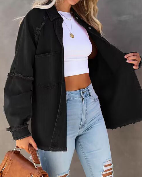 WW | Edge Patchwork Pocket Denim-Jacke