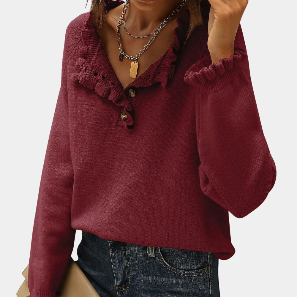 WW | Moderner Pullover Für Damen Mit Schlichtem Stil