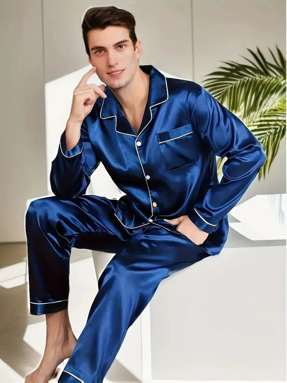 WW | Pyjama Satz Aus Seiden Satin