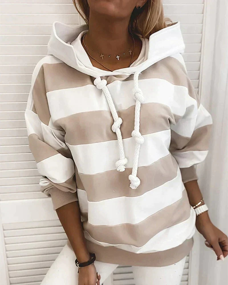 WW | Damen Hoodie mit Streifen