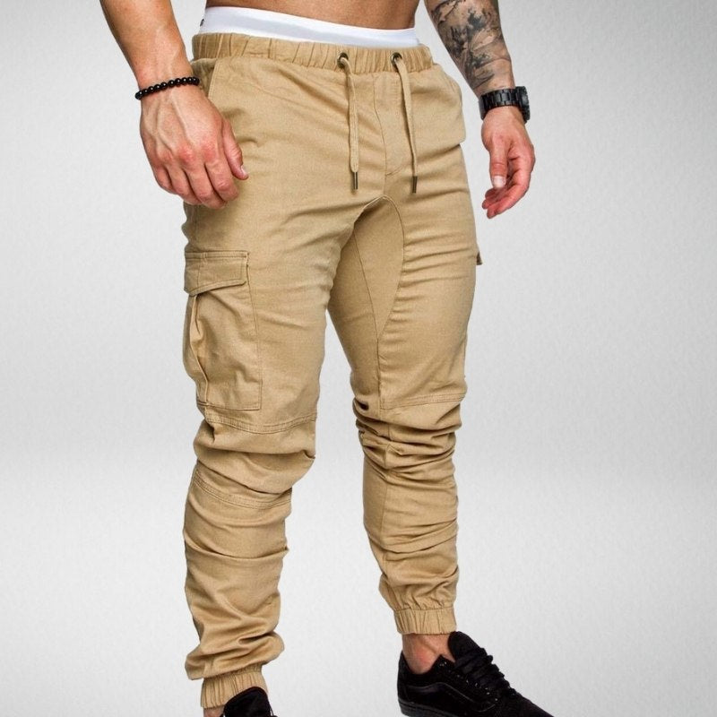 WW | Trousers with Elastic Waistband and Large Side Pockets
