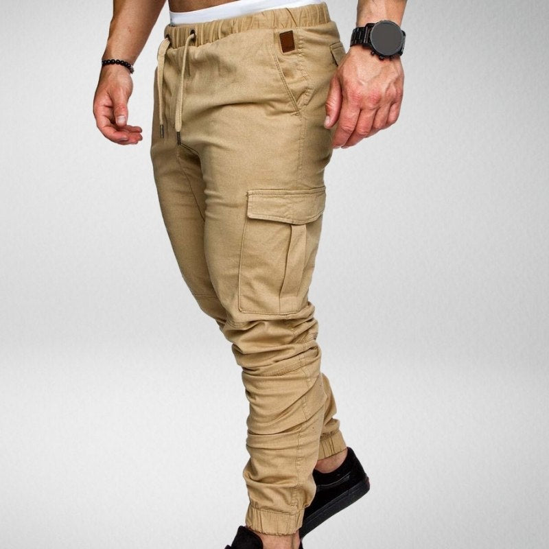 WW | Trousers with Elastic Waistband and Large Side Pockets