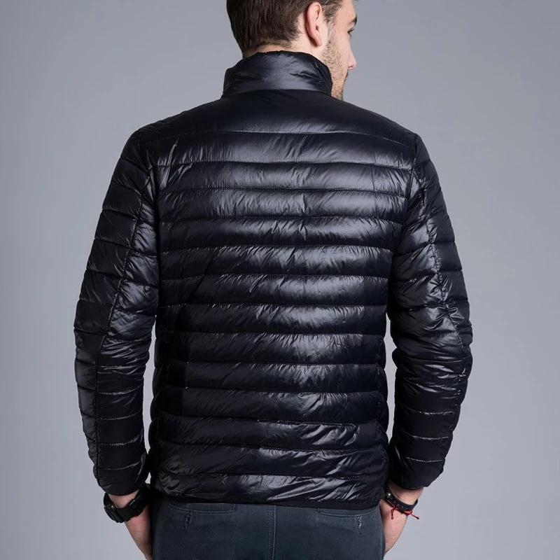 WW | Daunenjacke Gepolstert Und Isoliert Hoher Kragen Reißverschluss Slim Fit