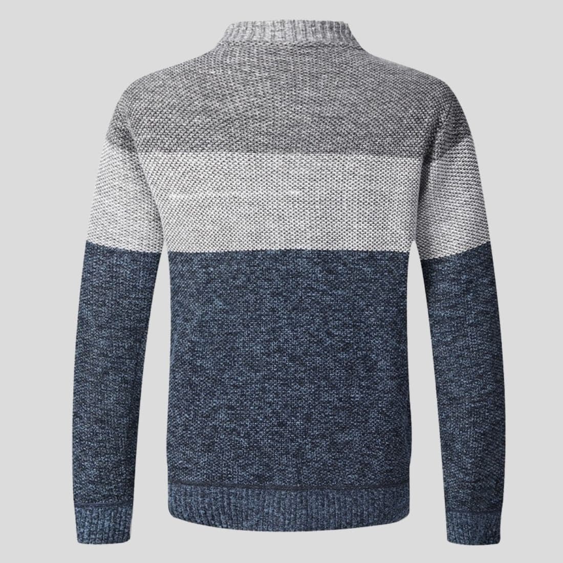 WW | Strickjacke Reißverschluss Gerippter Kragen, Bündchen Und Saum Bequeme Passform