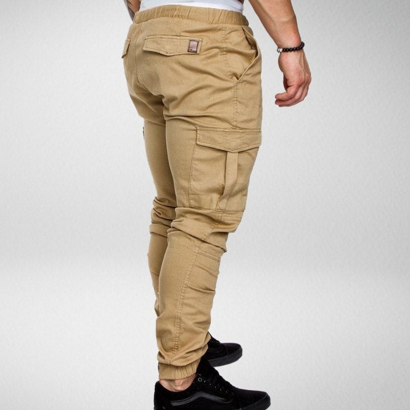 WW | Trousers with Elastic Waistband and Large Side Pockets