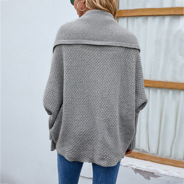 WW | Bequeme Strickstrickjacke mit Klassischem Stil