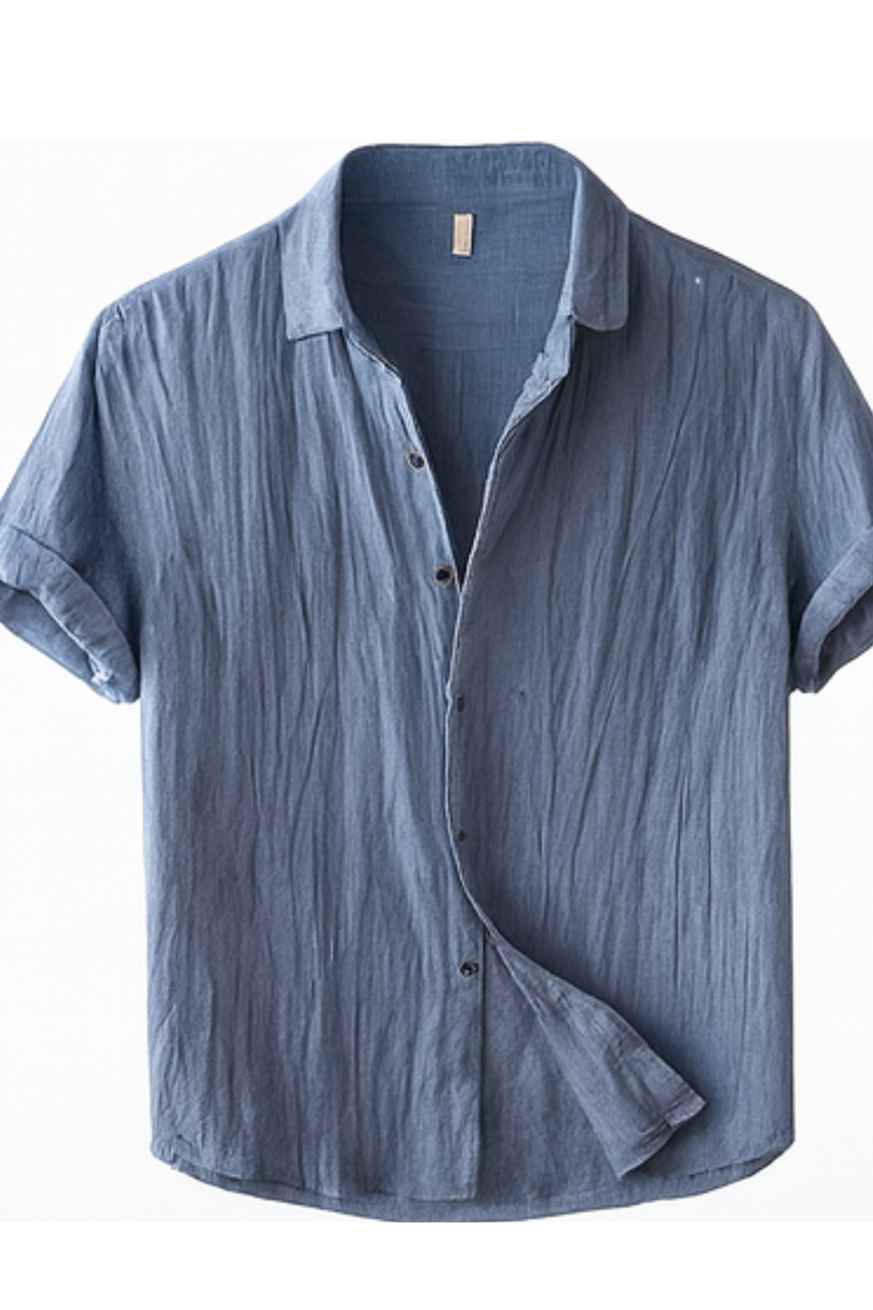 Clifford Linen Shirt - Blue