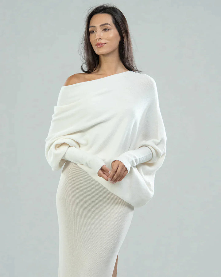 WW | Luxus Pullover Sweater Mit Offener Hals