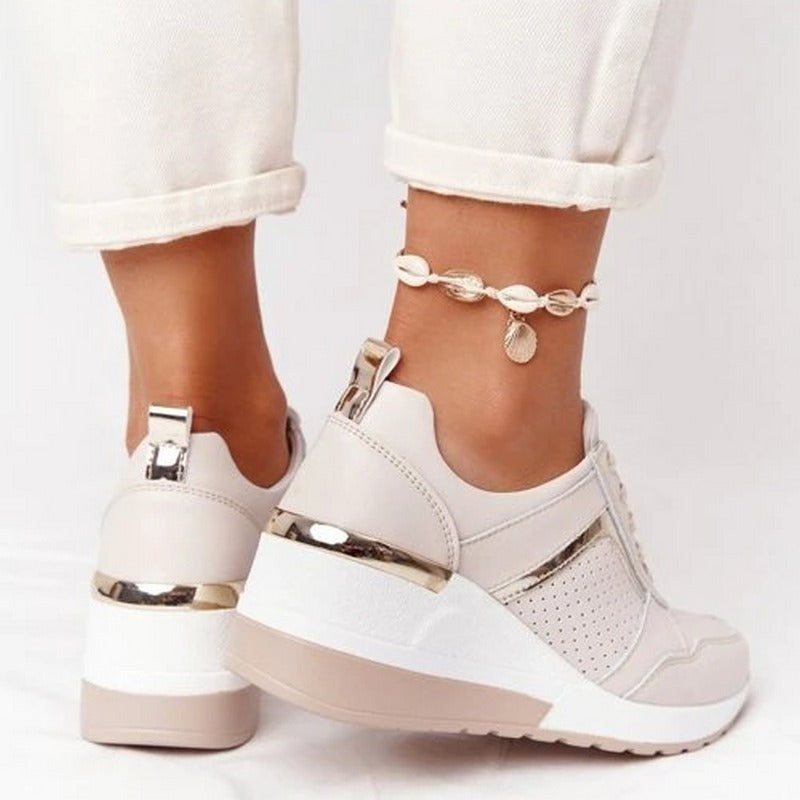 WW | Plattform Sneaker Damen - leichte Freizeitschuhe