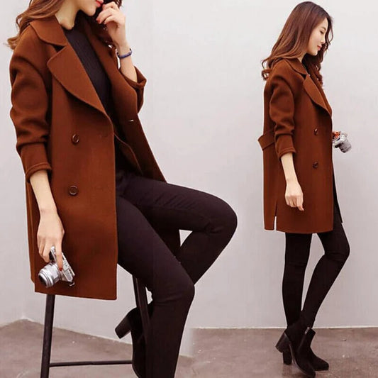 WW | Women's Wool Coat Autumn Winter