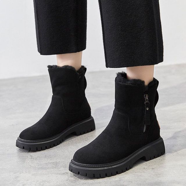 WW | Women's Boots with Zipper and Embellishments