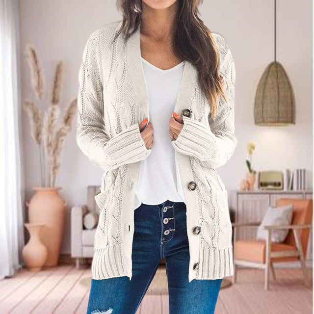 WW | Zeitlose Strickstrickjacke für Damen