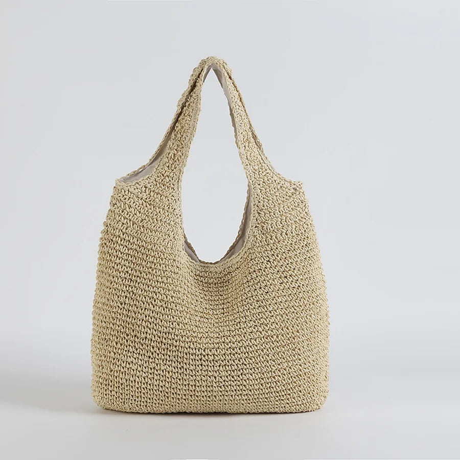 WW | Elegant Straw Bag For The Beach