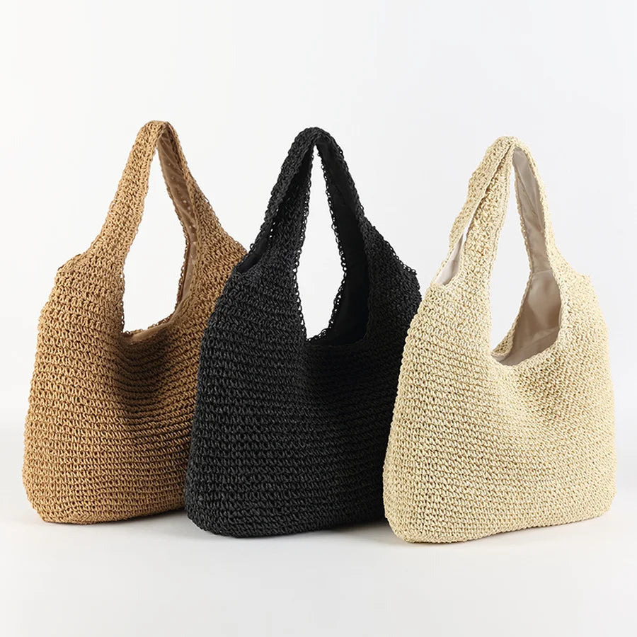 WW | Elegant Straw Bag For The Beach