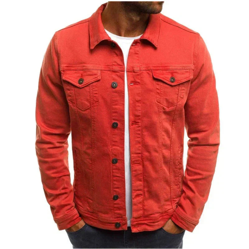 WW | Herren Knopf-Jeansjacke