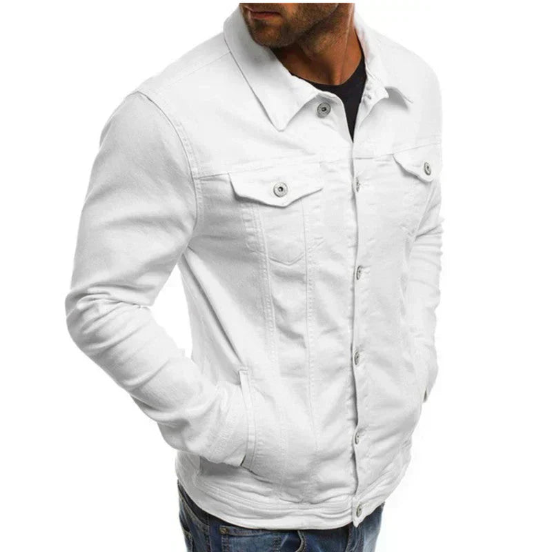 WW | Herren Knopf-Jeansjacke