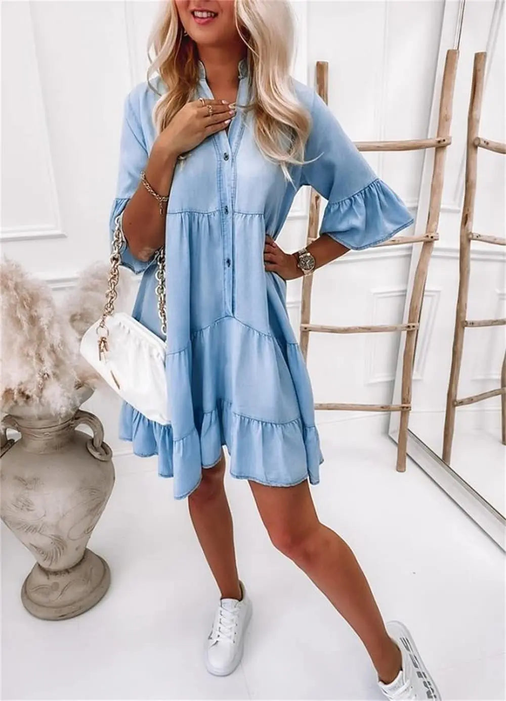 Sadie – Denim Dress