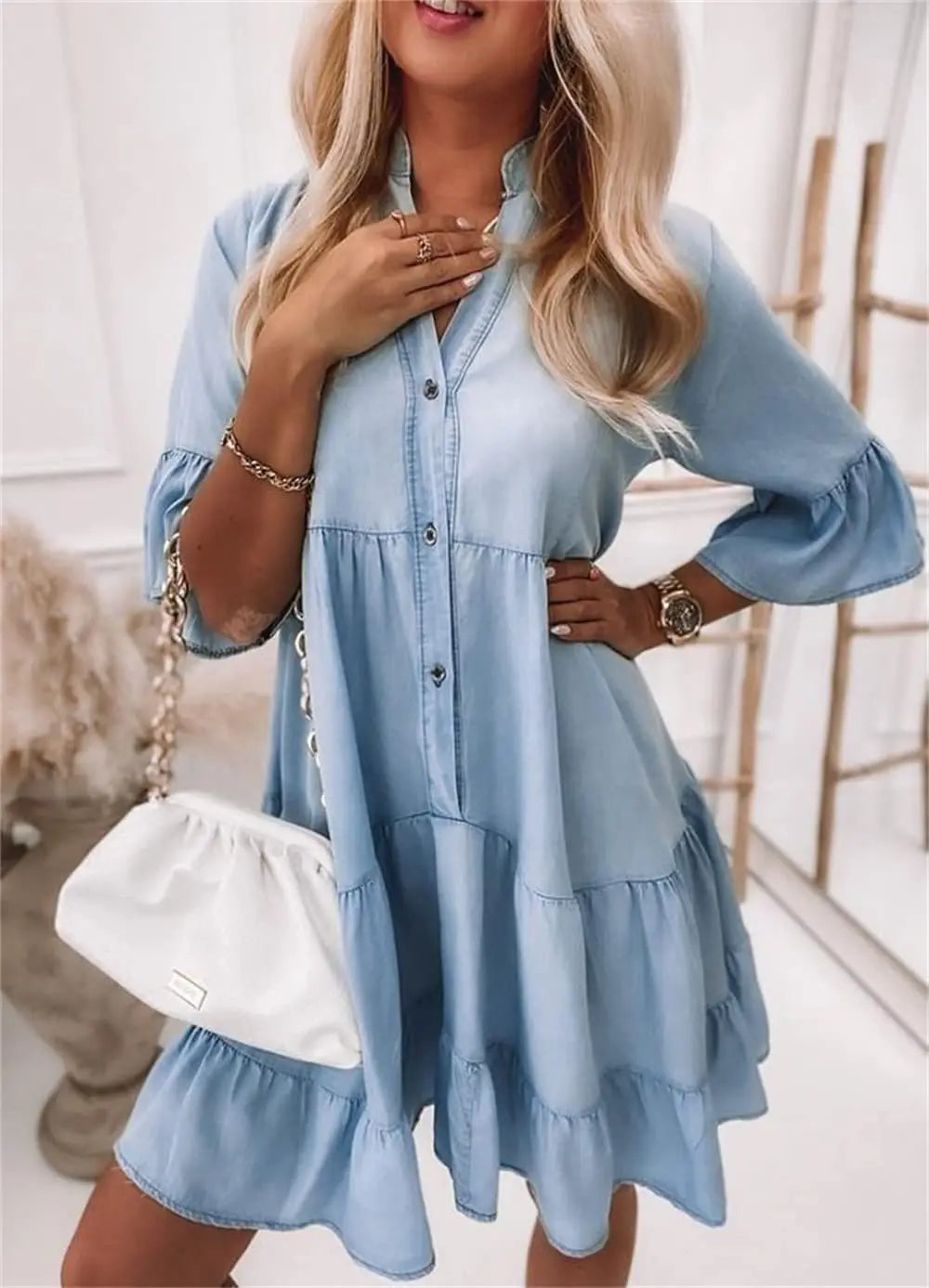 Sadie – Denim Dress