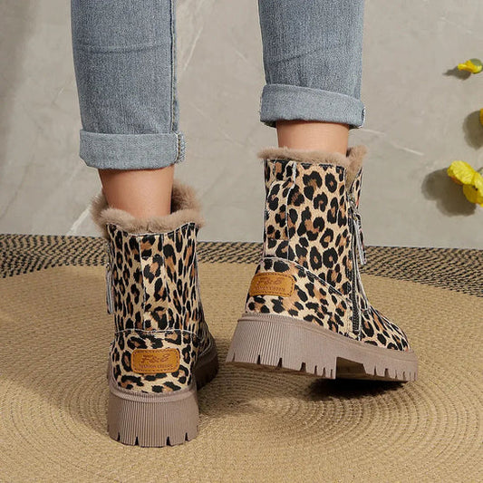 WW | Leopardenmuster Winterstiefel