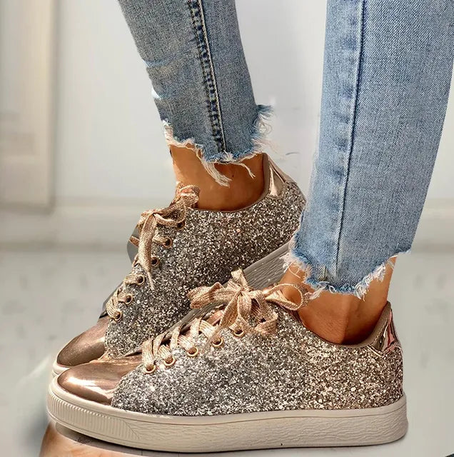 WW | Luxury Casual Women's Shoes with Sequins
