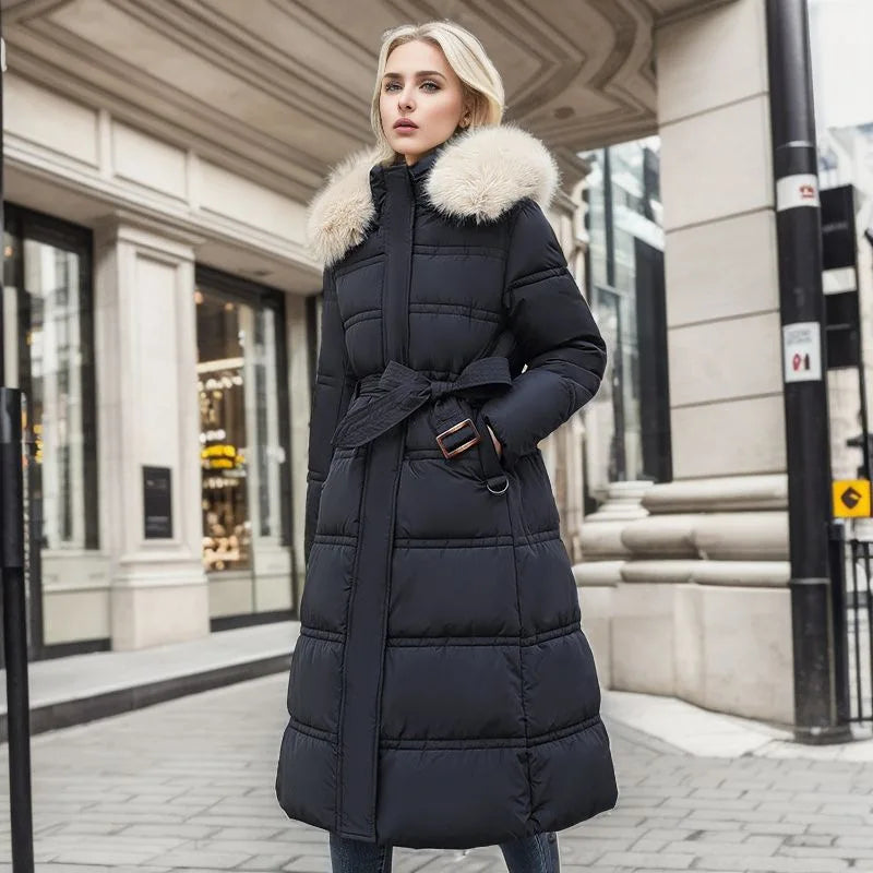 WW | Luxuriöser langer Parka für Damen