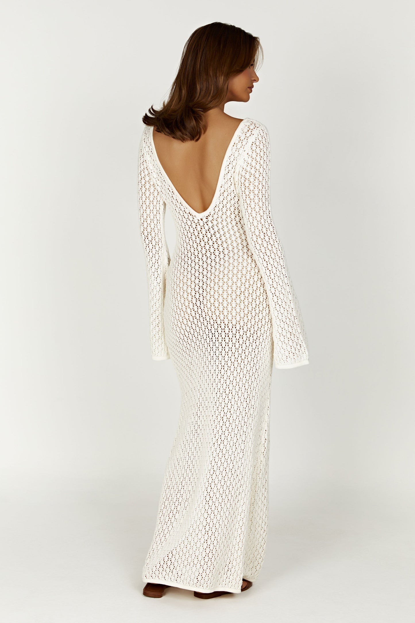 WW | Elegantes Damen weißes Kleid