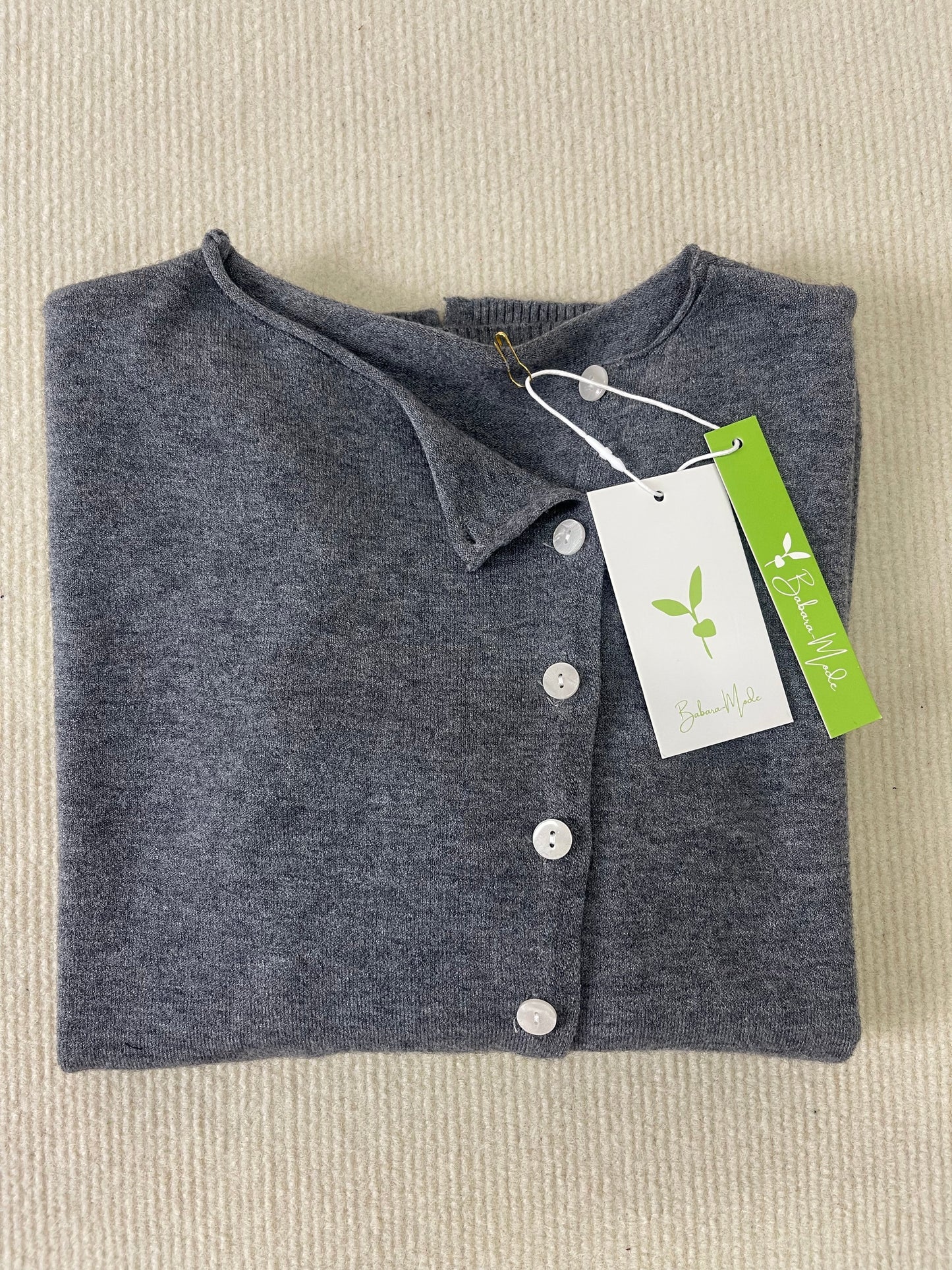 WW | Schlichter Einfarbiger Pullover mit Langen Ärmeln