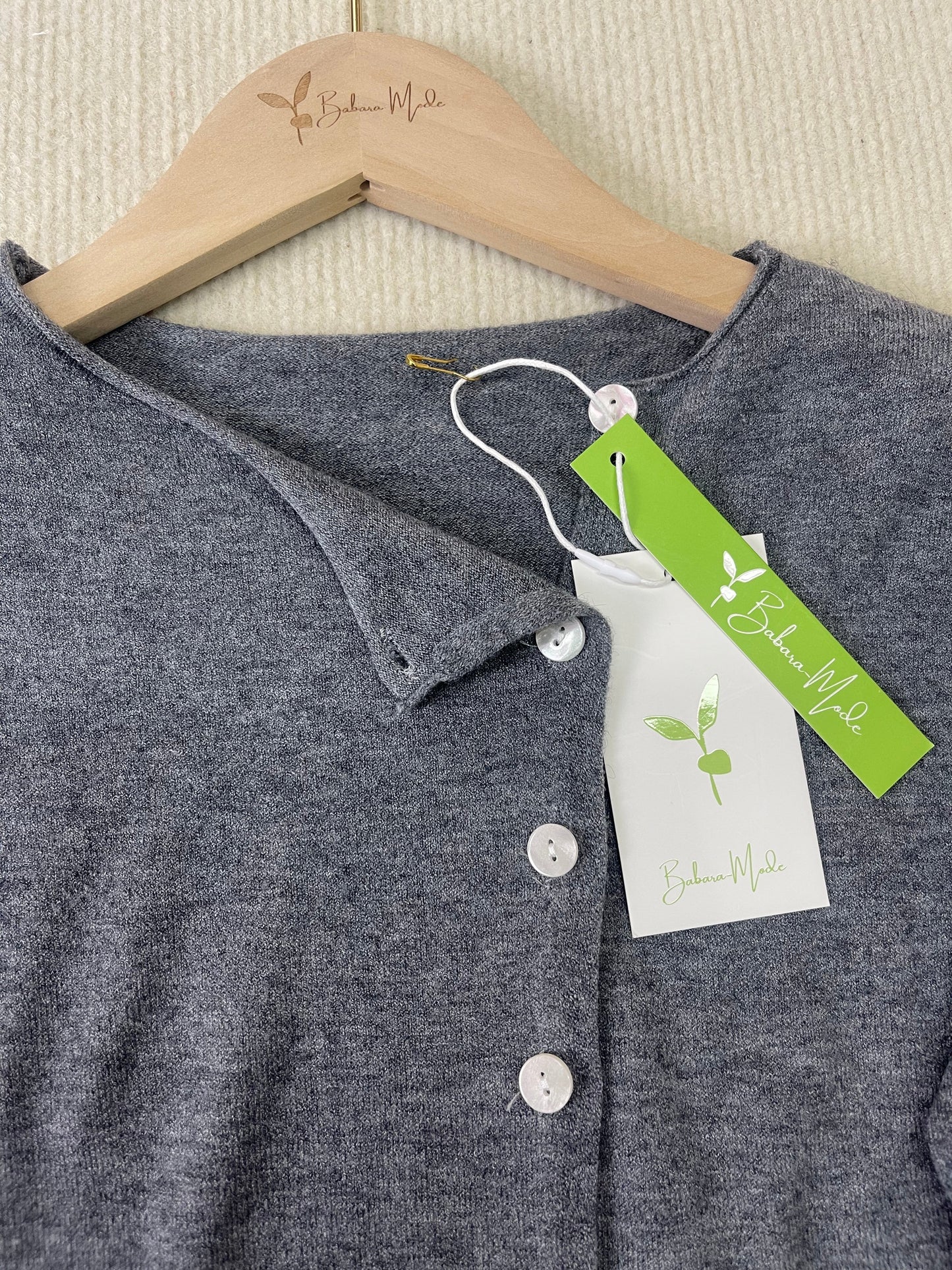 WW | Schlichter Einfarbiger Pullover mit Langen Ärmeln