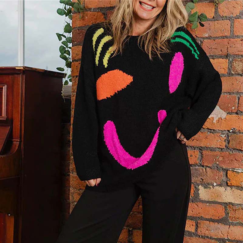 WW | Smiley Strickpullover